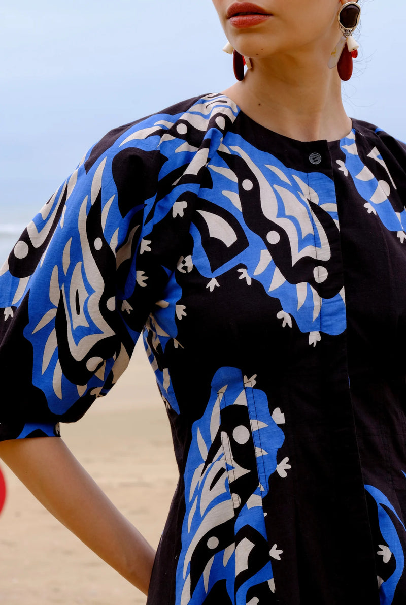 Orca Day Dress poplin by JodiLife for women in Singapore