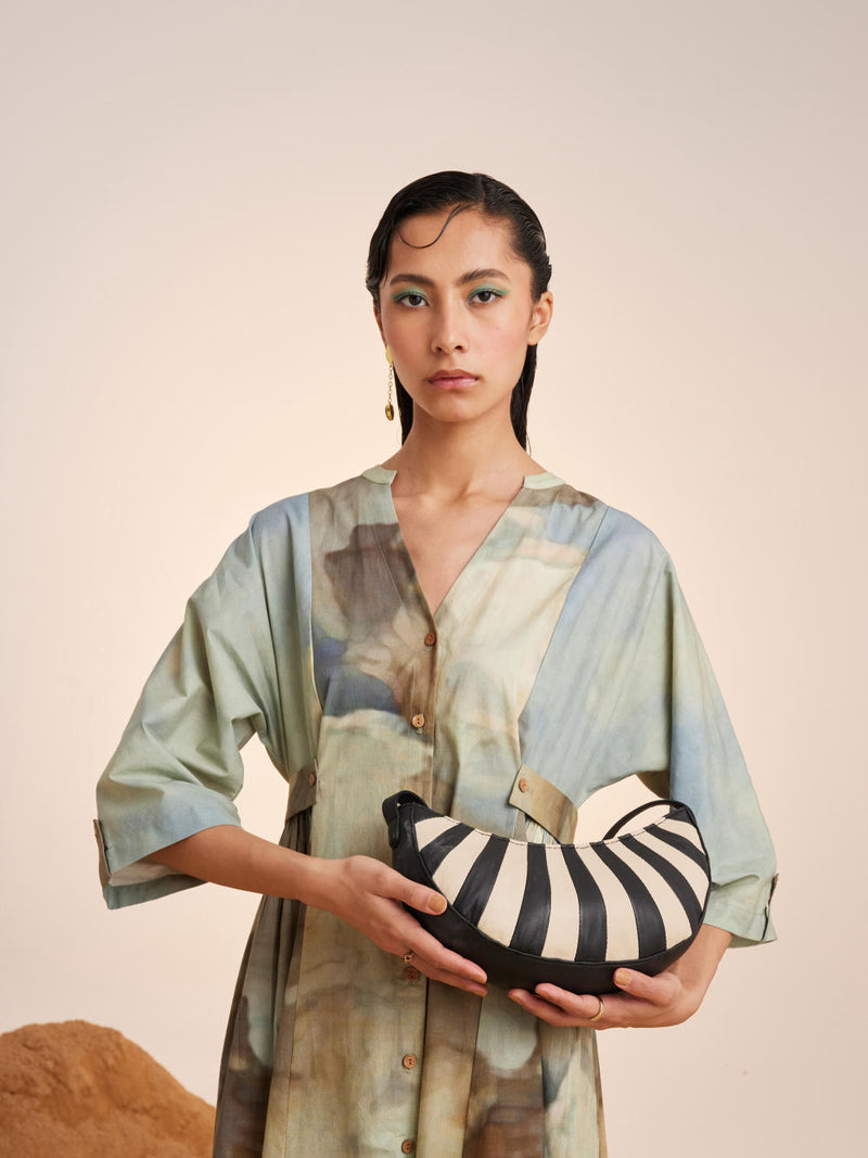 Button Down Dress-Alpine cotton Dress by CORD for women in Singapore