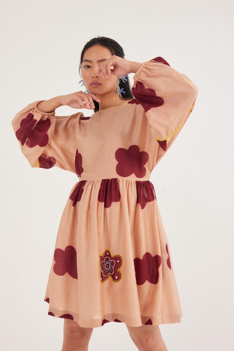 Nama Short Dress chanderi by JodiLife for women in Singapore