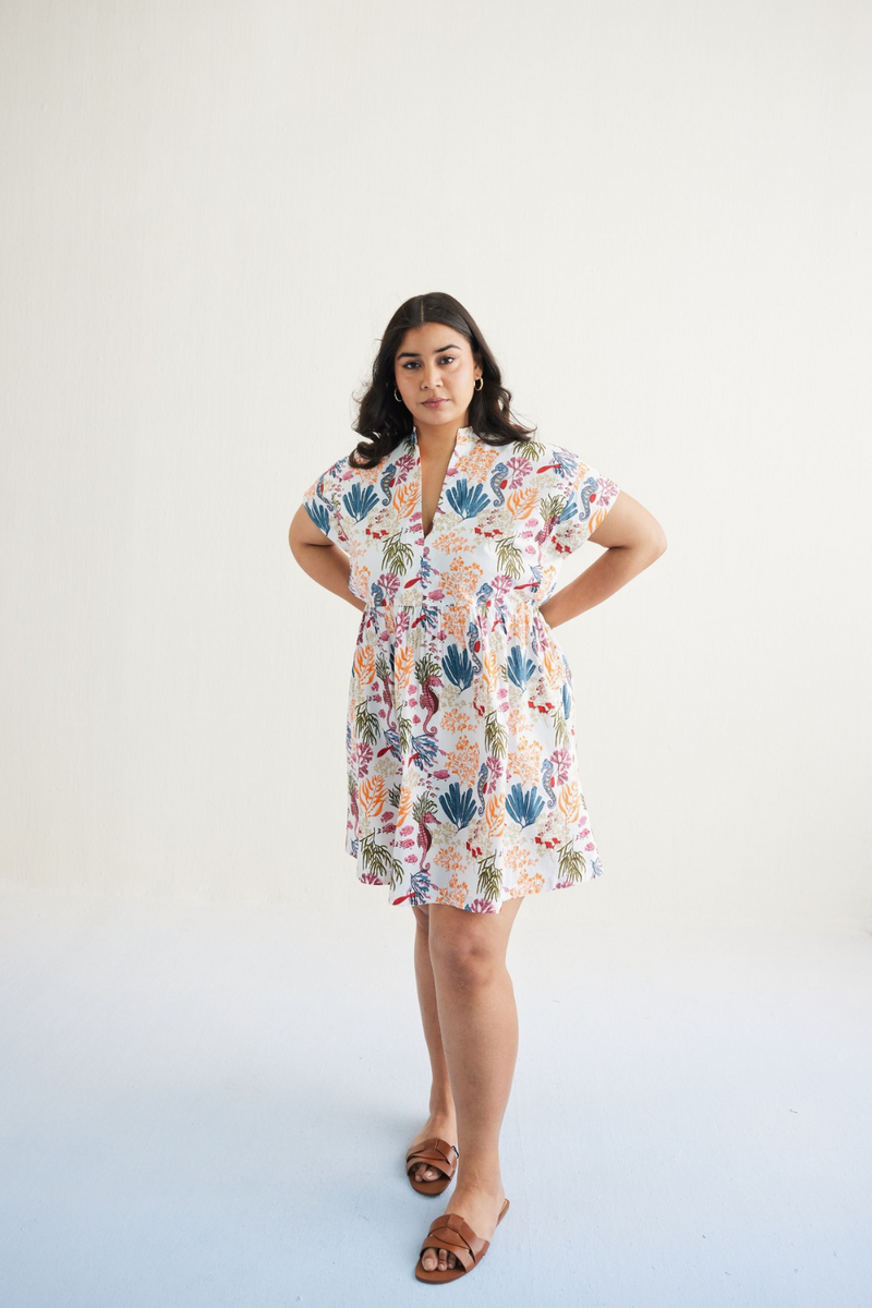 Ocean Heart Organic Cotton Dress