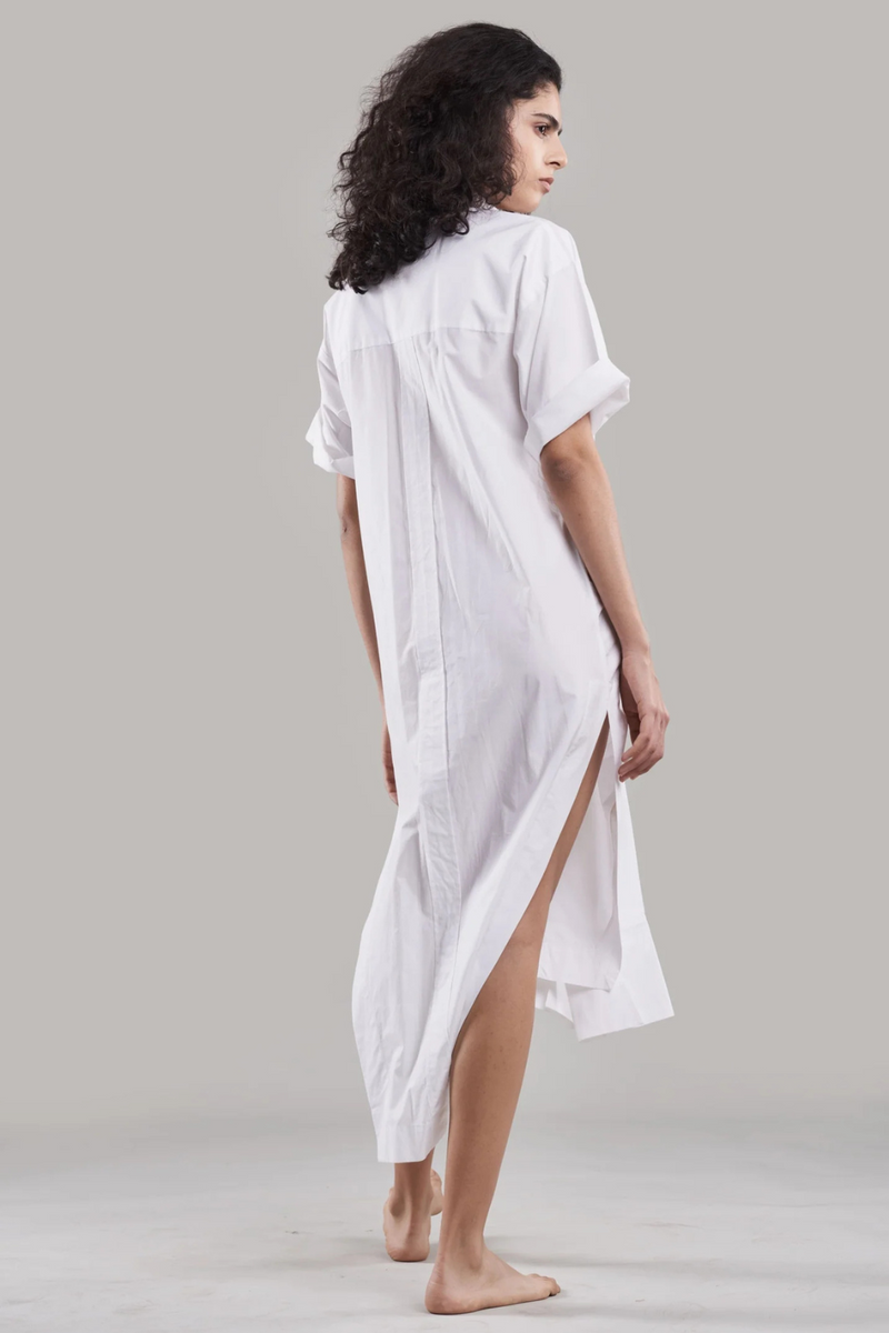 Rohati Shirt Dress poplin Buy Rohati Shirt Dress from C&W | Dresses for Women by Ituvana in black color for women in Singapore