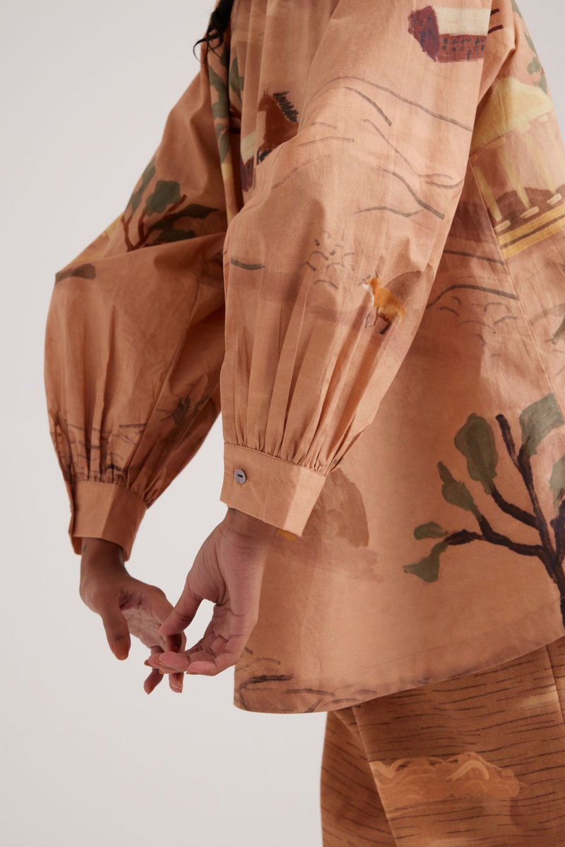 A-line Shirt-Derby satin by CORD for women in Singapore
