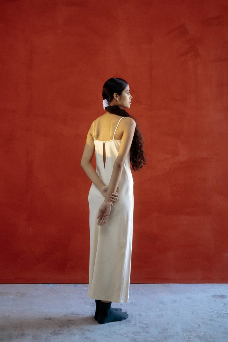 SAKTI SLIP DRESS silk Buy SAKTI SLIP DRESS from C&W | Dresses for Women by Ituvana in rust color for women in Singapore