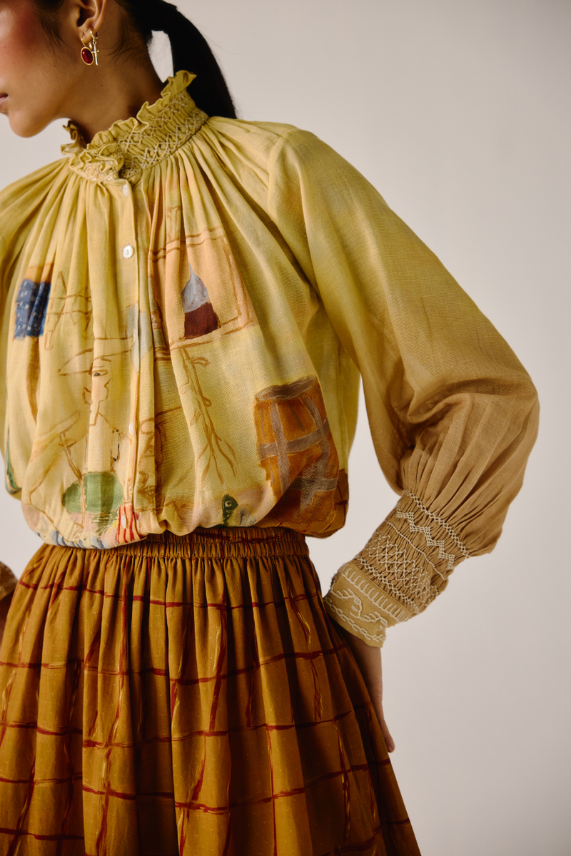 Farmer Top - Fisherman cotton by CORD for women in Singapore