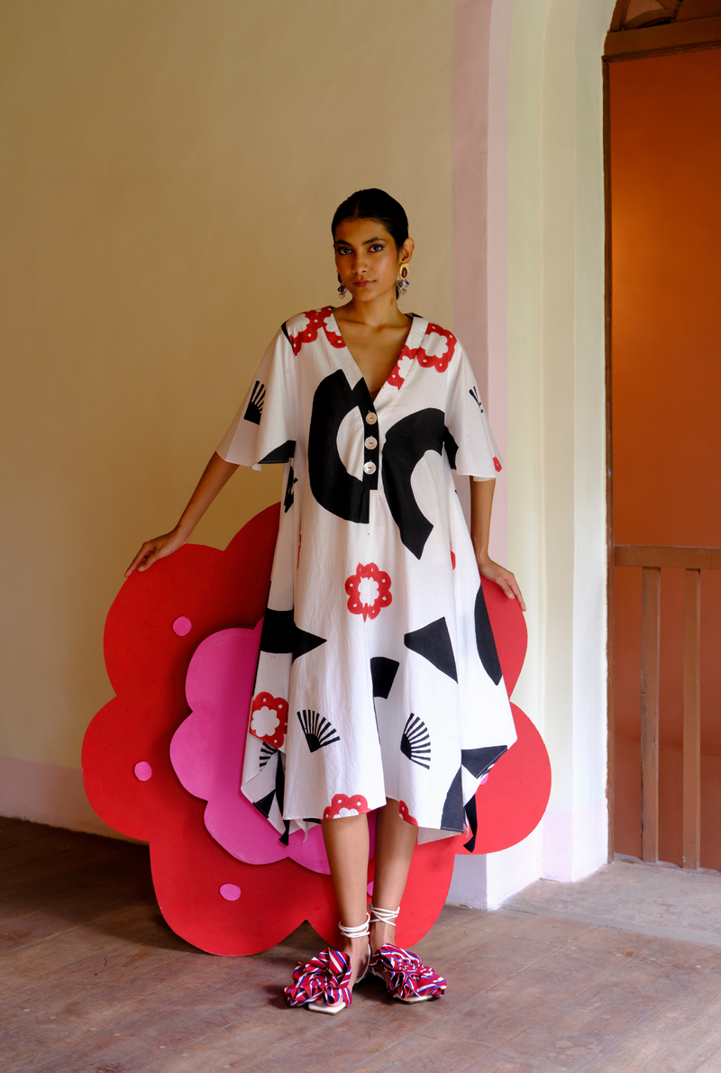 Alaria Day Dress poplin by JodiLife for women in Singapore