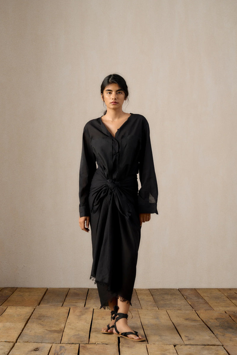 SHIBA MULMUL SARONG DRESS 100% cotton Buy SHIBA MULMUL SARONG DRESS from C&W | Dresses for Women by Ituvana in white color for women in Singapore