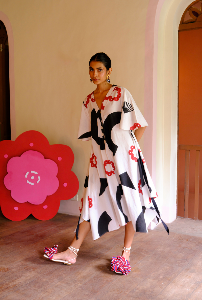 Alaria Day Dress poplin by JodiLife for women in Singapore