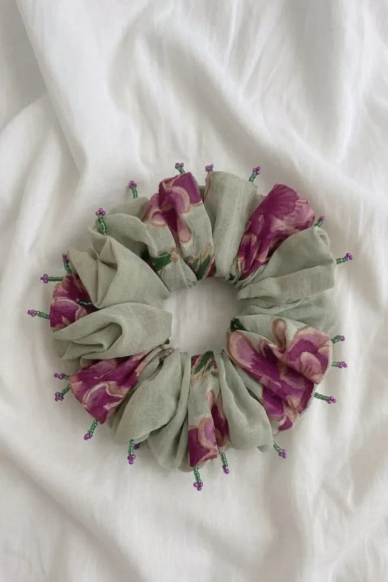 Gulkand Scrunchie cotton by JodiLife for women in Singapore