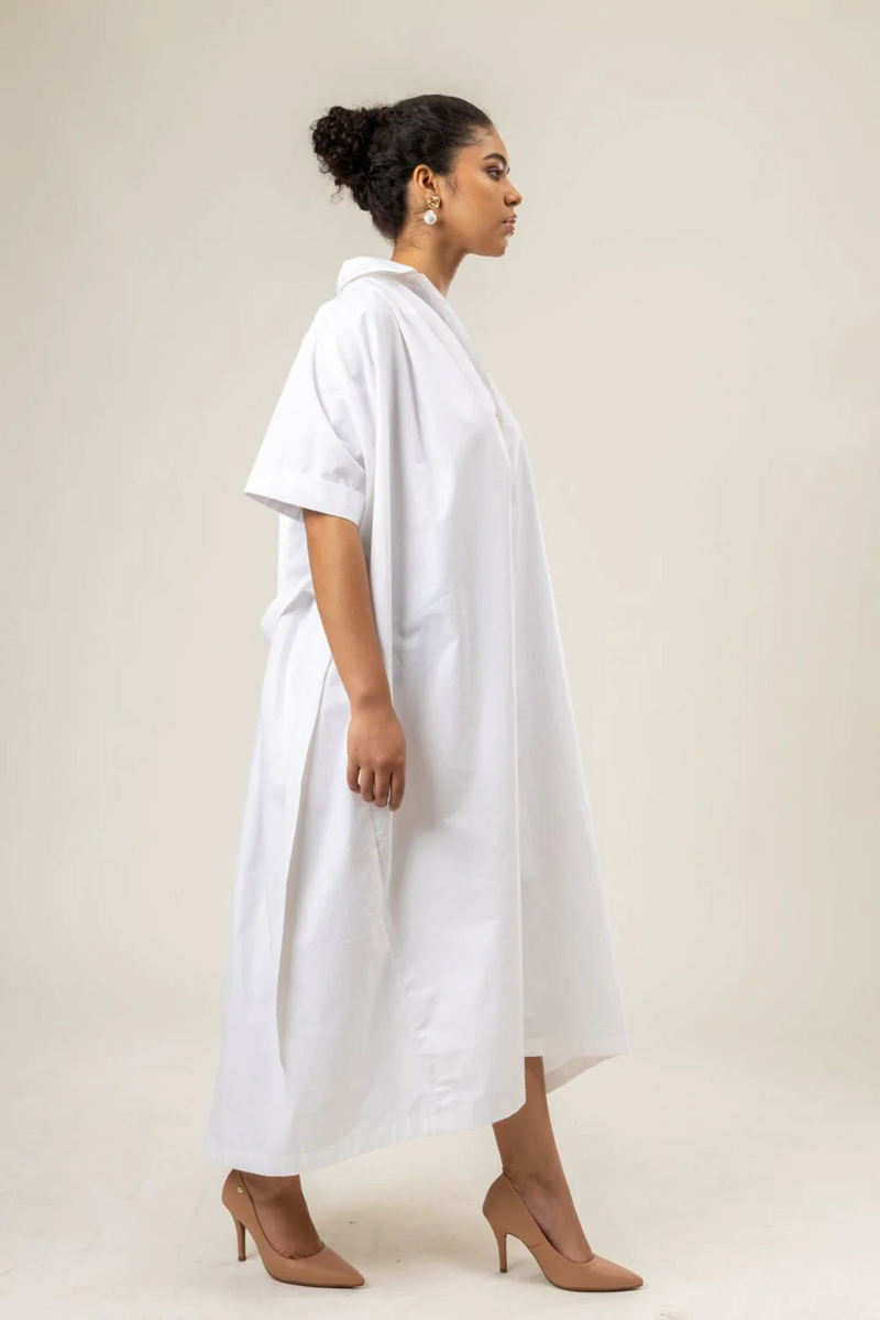 ZORA DRESS by Doodlage in white color for women in Singapore