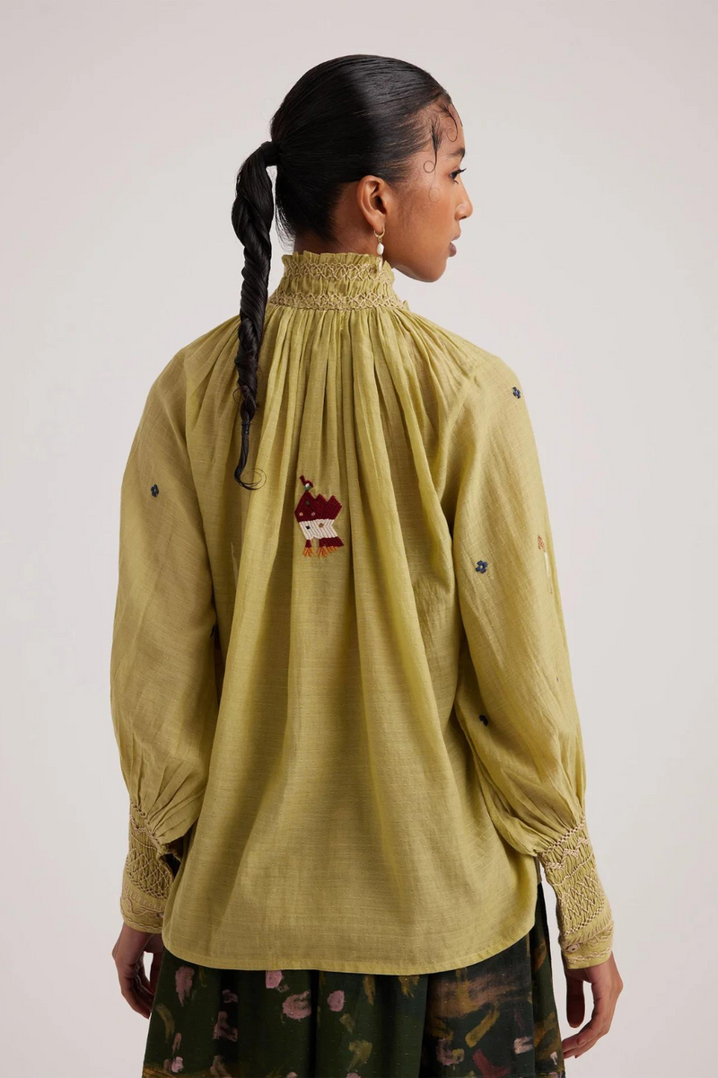 Farmer Top-Folk Green cotton by CORD for women in Singapore