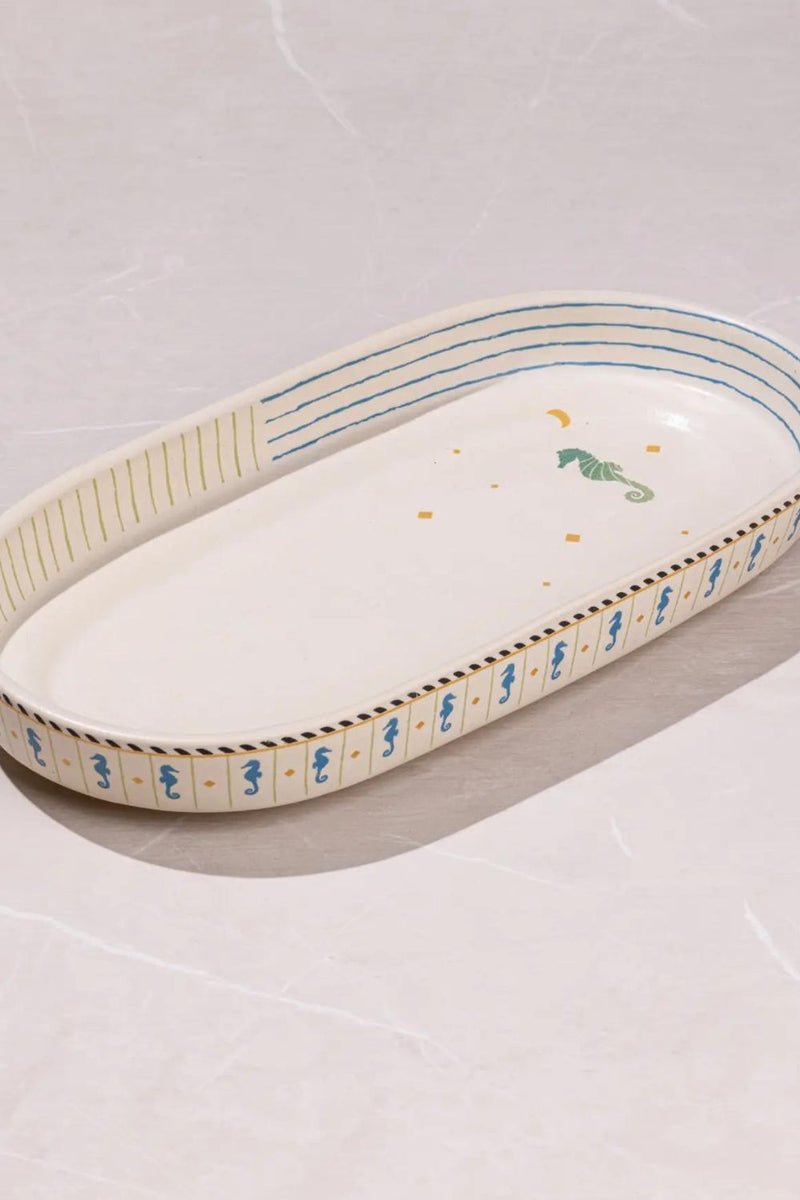 Mirissa Oblong Platter linen by Gado Living for in Singapore