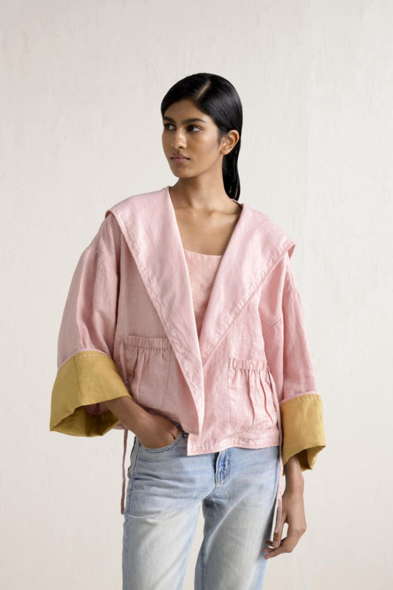 TSUKI REVERSIBLE HOODED JACKET 100% cotton Buy TSUKI REVERSIBLE HOODED JACKET from C&W | Jackets And Overlays for Women by Ituvana for women in Singapore