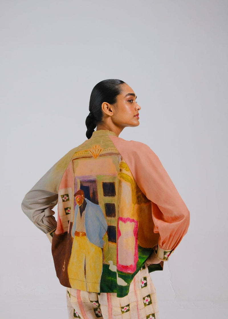 A-LINE SHIRT - MORNING COFFEE cotton by CORD for women in Singapore