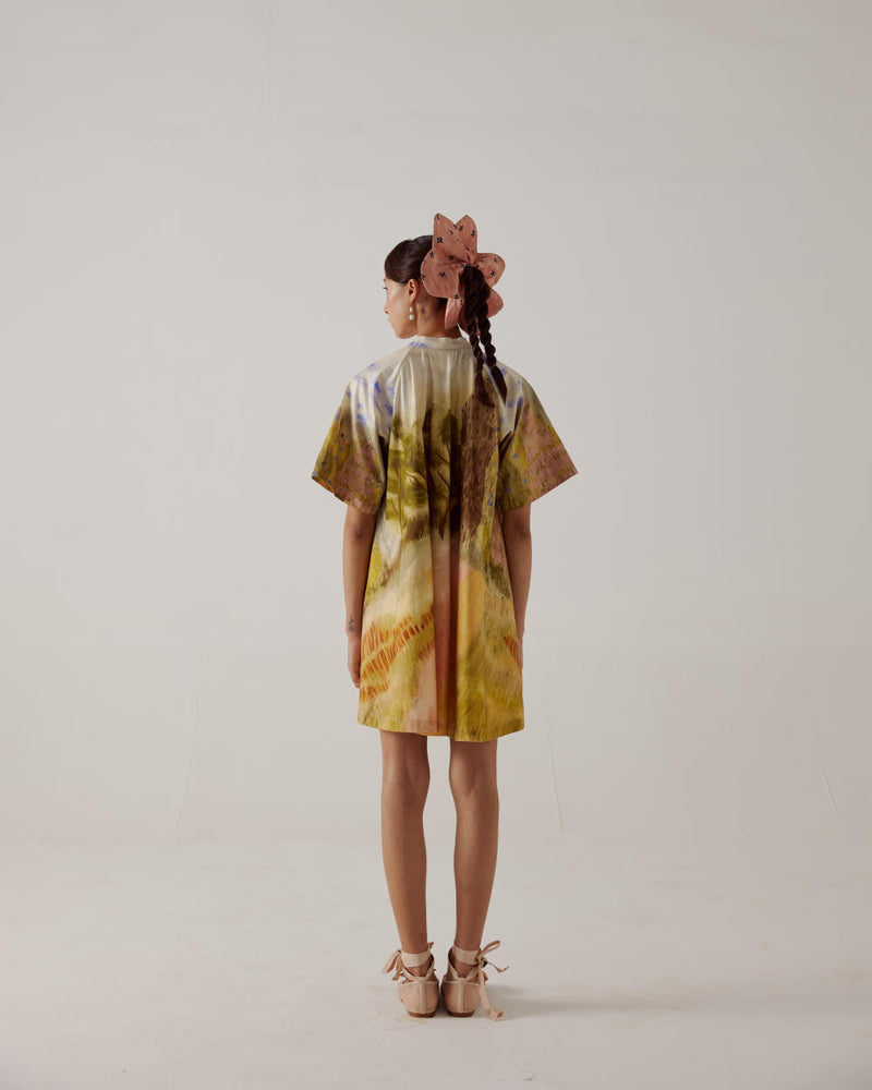 A-Line Dress-Dale cotton by CORD in multi for women in Singapore