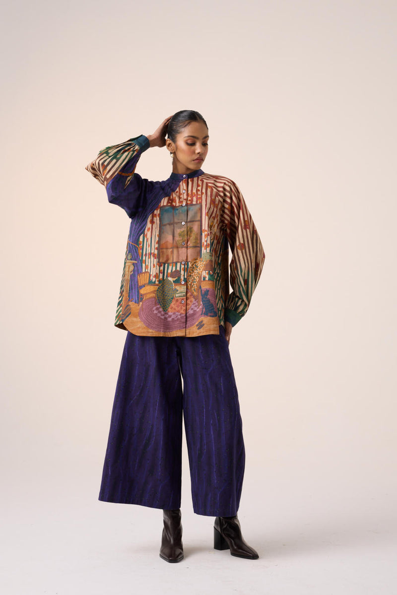 A-LINE SHIRT -HOME ALONE cotton by CORD for women in Singapore