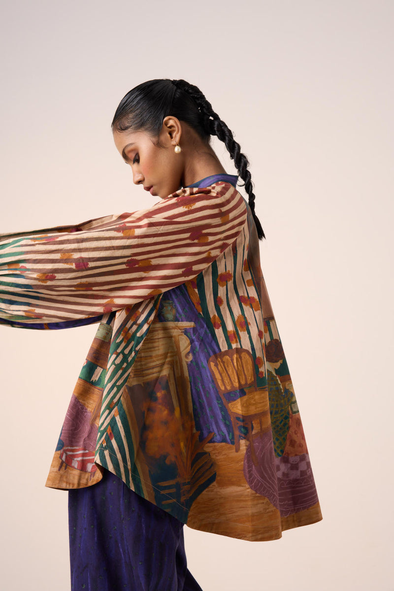 A-LINE SHIRT -HOME ALONE cotton by CORD for women in Singapore