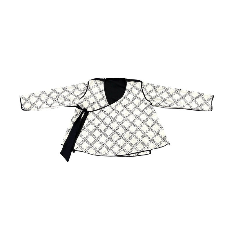 Shosha Petal Kediyu cotton by Ka-Sha in black color for women in Singapore