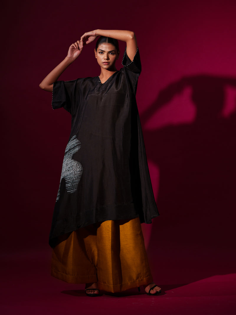 Luck Pants -Rust Orange mysore silk pants/trousers by Stoique in rust orange for women in Singapore