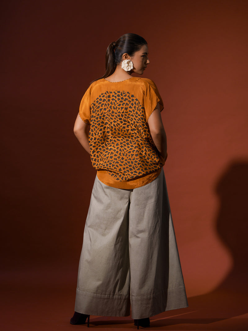 Prosper Pants -Grey cotton lycra pants/trousers by Stoique in grey for women in Singapore