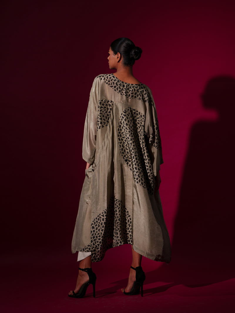 Pri Dress-Grey + Black cotton lycra dresses by Stoique in grey, black for women in Singapore
