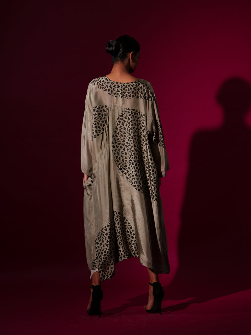 Pri Dress-Grey + Black cotton lycra dresses by Stoique in grey, black for women in Singapore