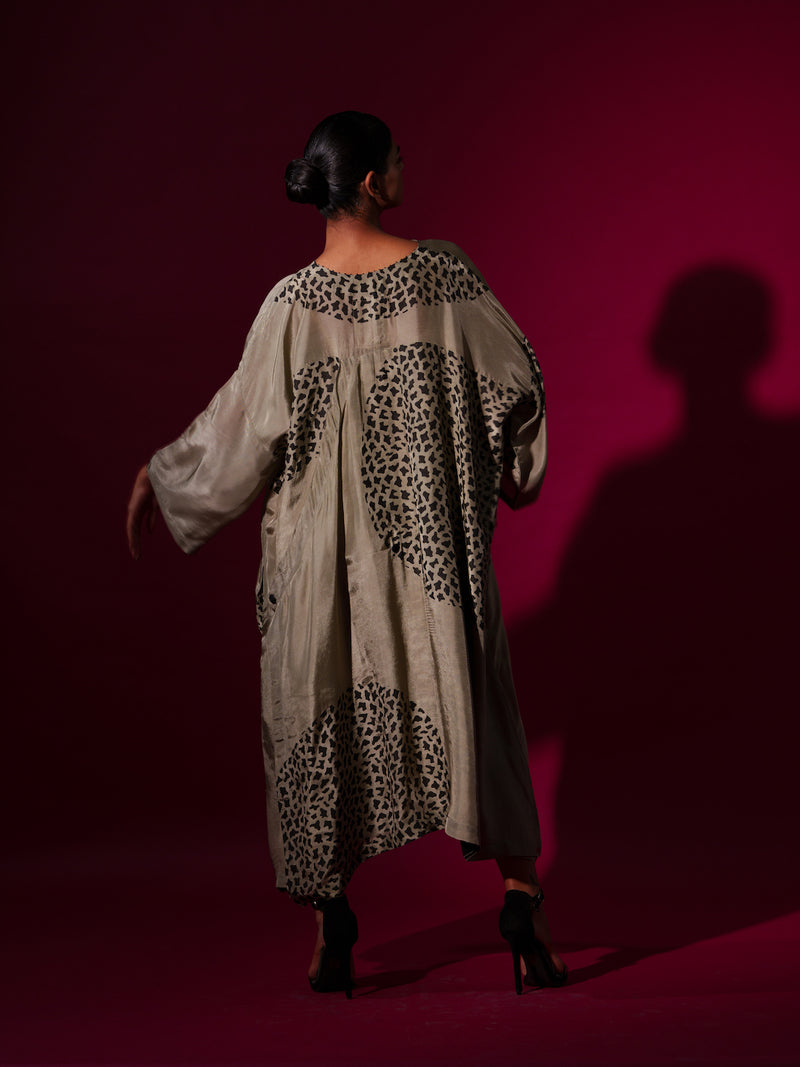 Pri Dress-Grey + Black cotton lycra dresses by Stoique in grey, black for women in Singapore