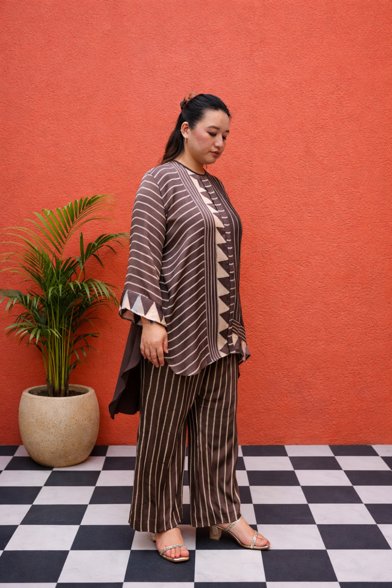 MATI Organic Brown Tunic Set