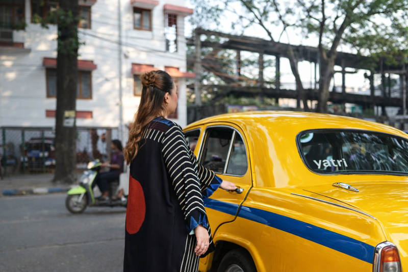 Geo Black Ajrakh Co-ord Set