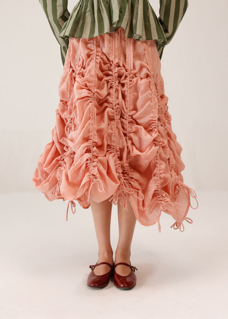 ADELE SKIRT - Rose all linen by CORD for women in Singapore