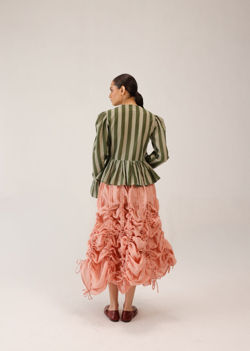 ADELE SKIRT - Rose all linen by CORD for women in Singapore