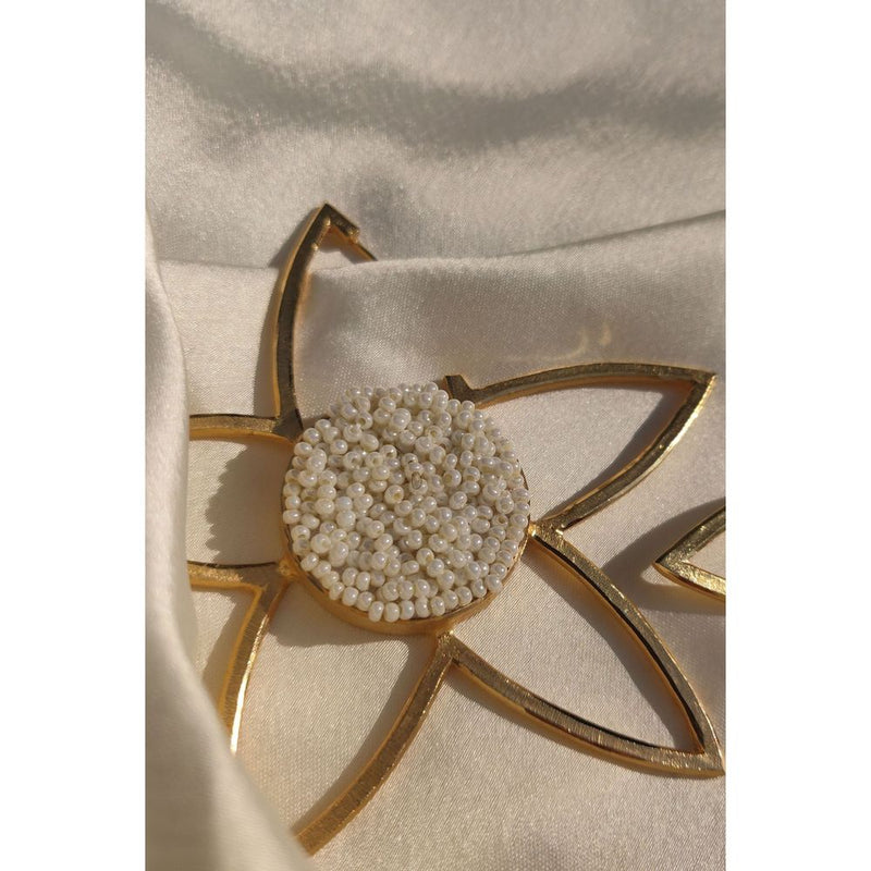Full Mogra Frame Hoops by Aarjavee for women in Singapore