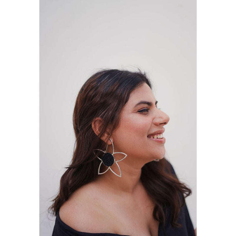 Full Mogra Frame Hoops by Aarjavee for women in Singapore