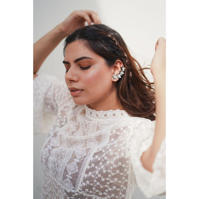 Mogra Cuffs by Aarjavee for women in Singapore