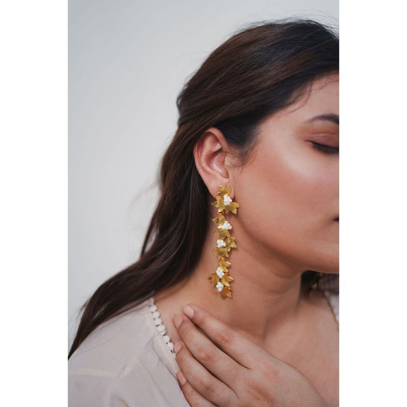 Petal Danglers by Aarjavee for women in Singapore