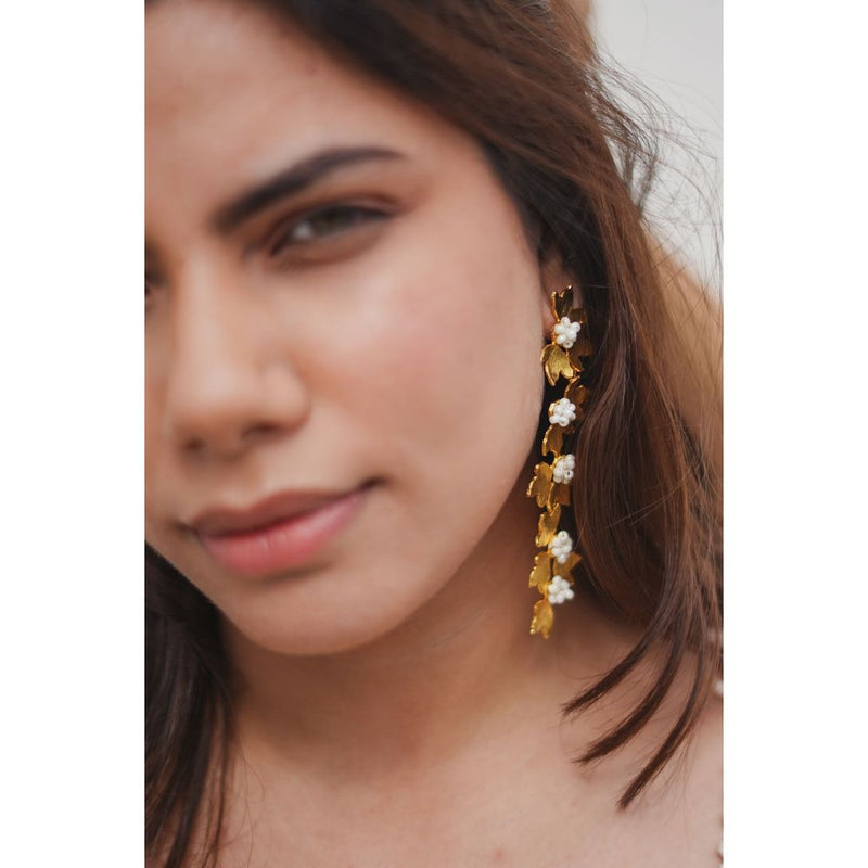 Petal Danglers by Aarjavee for women in Singapore