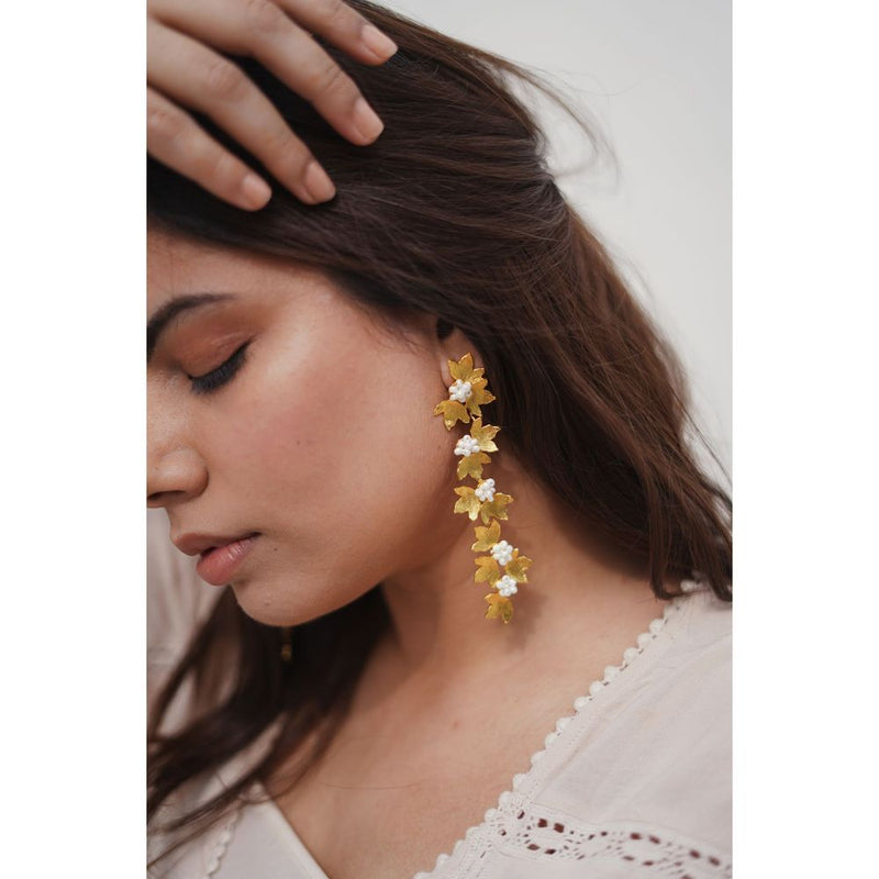 Petal Danglers by Aarjavee for women in Singapore