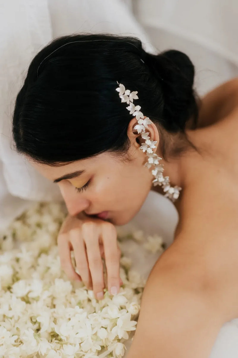 Mogra dual danglers by Aarjavee for women in Singapore