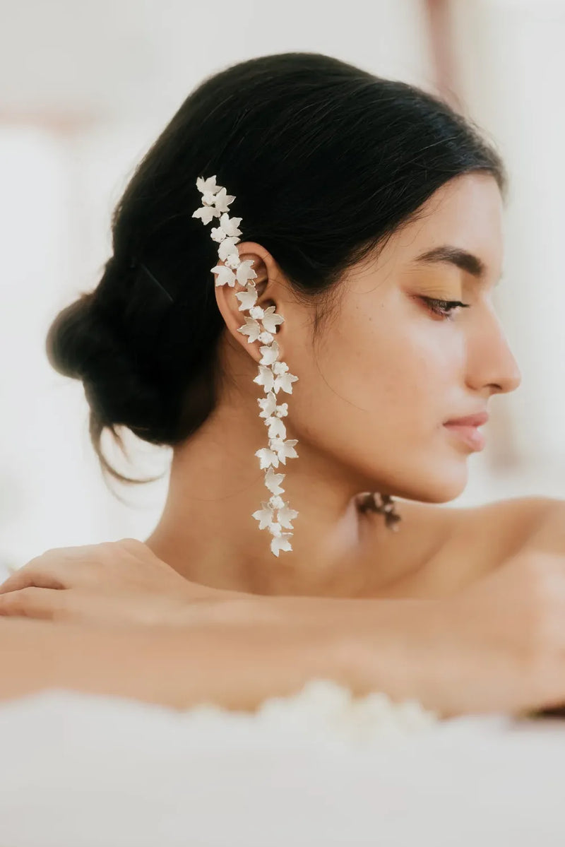 Mogra dual danglers by Aarjavee for women in Singapore