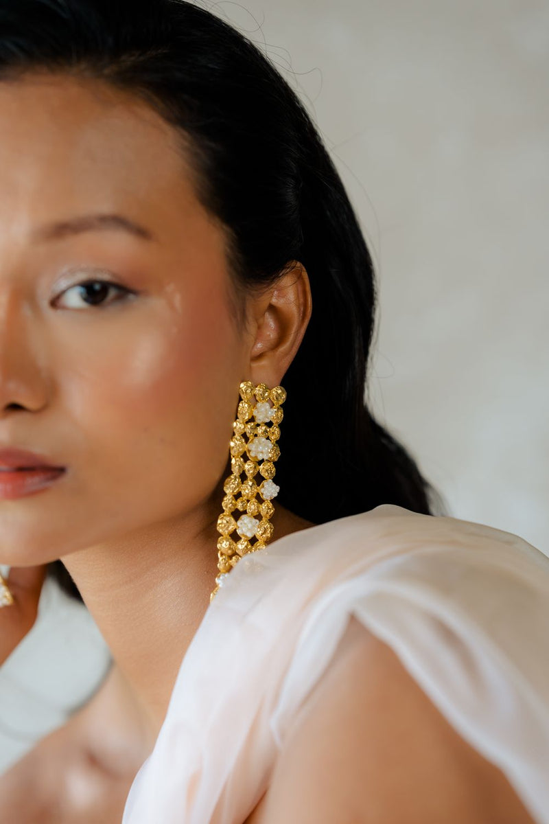 Noor Earrings by Aarjavee for women in Singapore