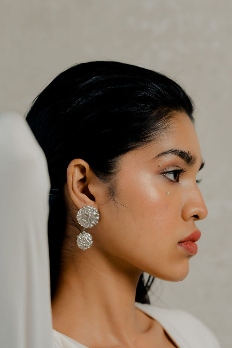Do Chaand Earrings by Aarjavee for women in Singapore