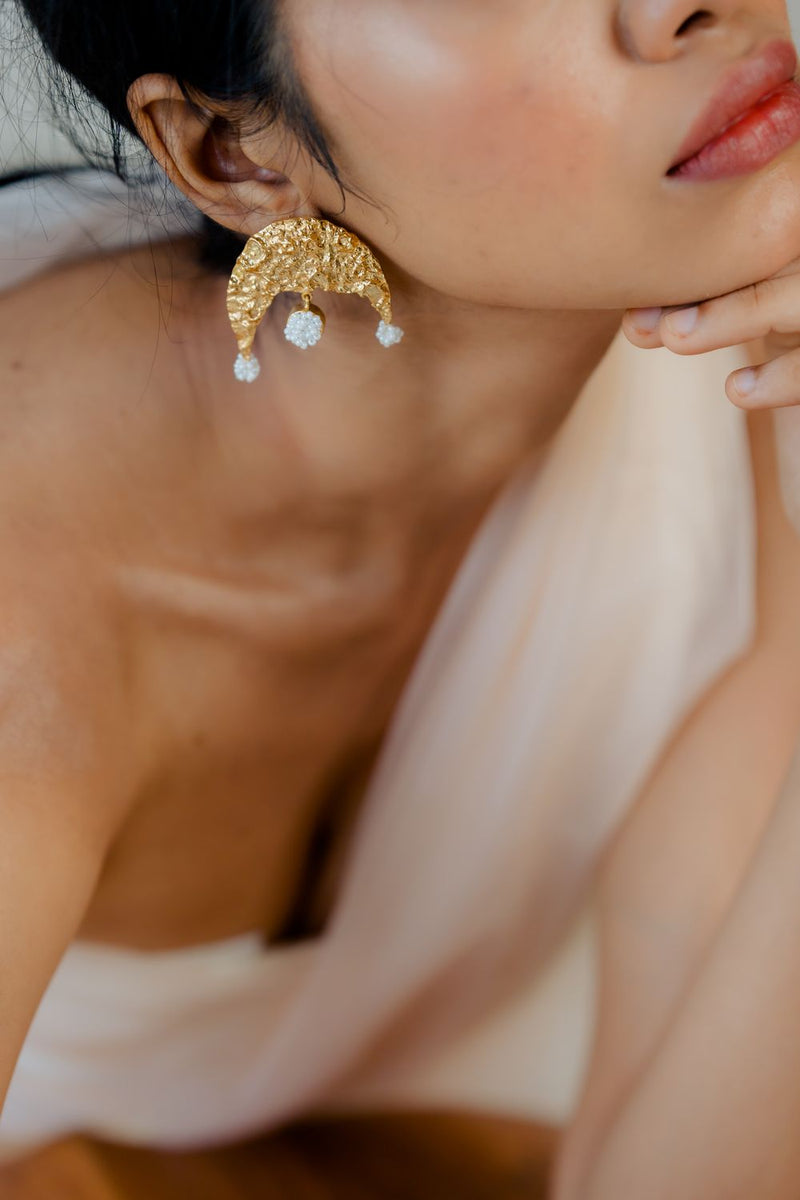 Shwet Earrings by Aarjavee for women in Singapore