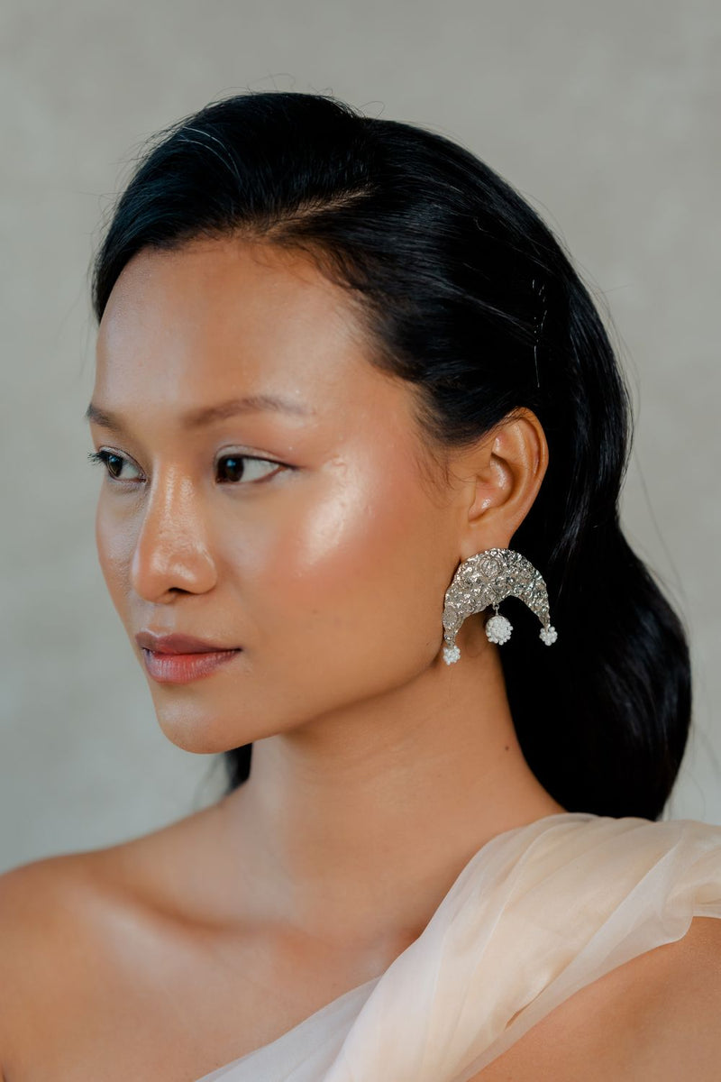 Shwet Earrings by Aarjavee for women in Singapore