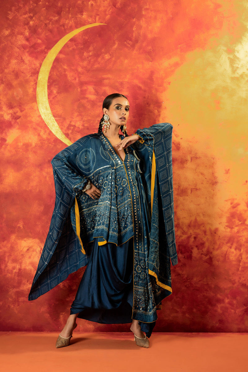 Masbah Kaftan Tunic with Skirt