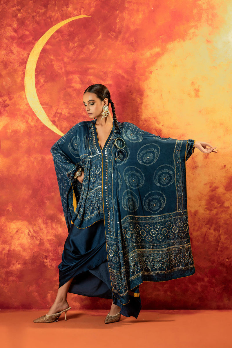 Masbah Kaftan Tunic with Skirt