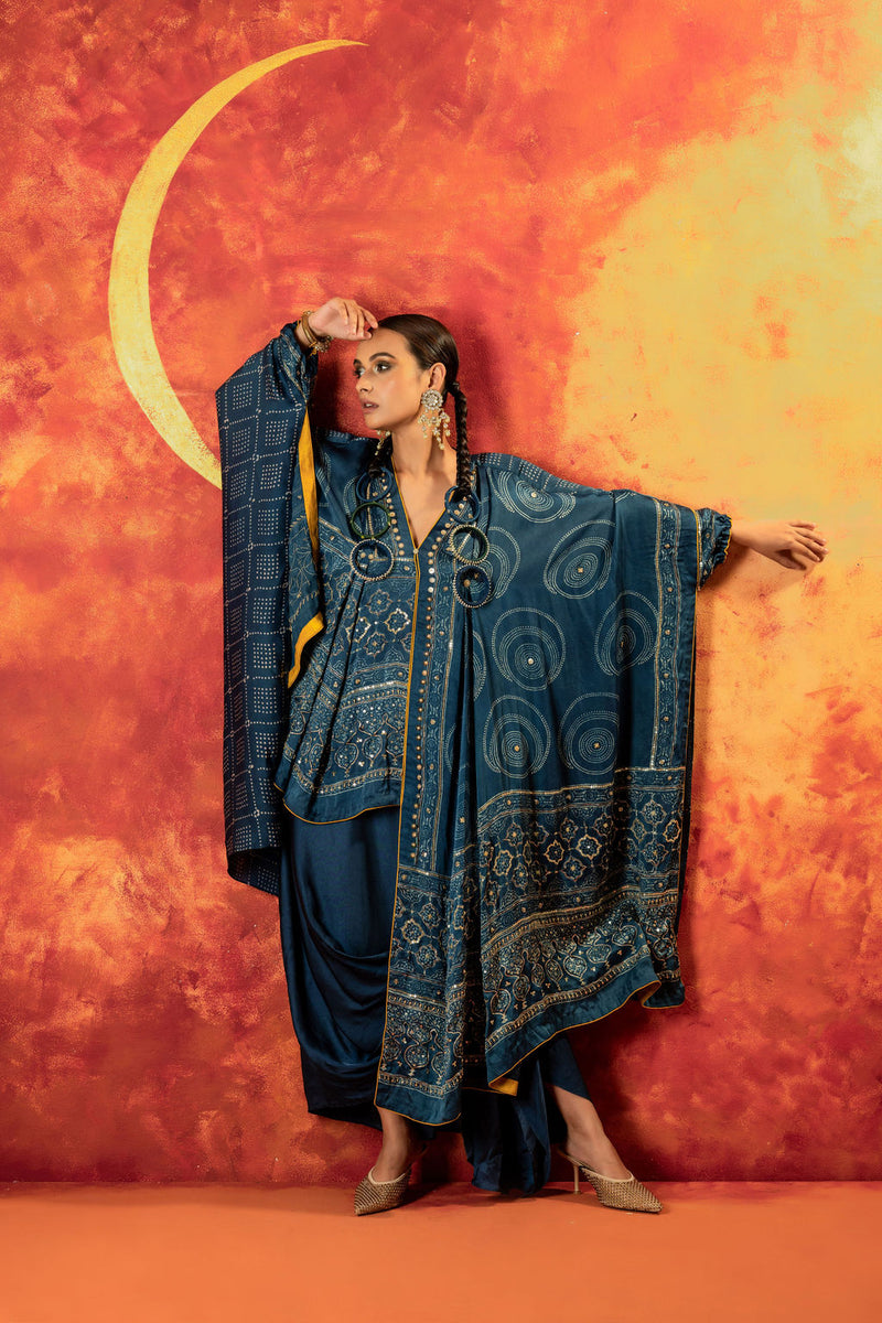 Masbah Kaftan Tunic with Skirt