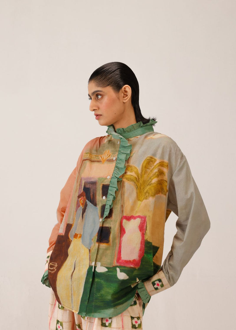 ALMA SHIRT - MORNING COFFEE by CORD for women in Singapore