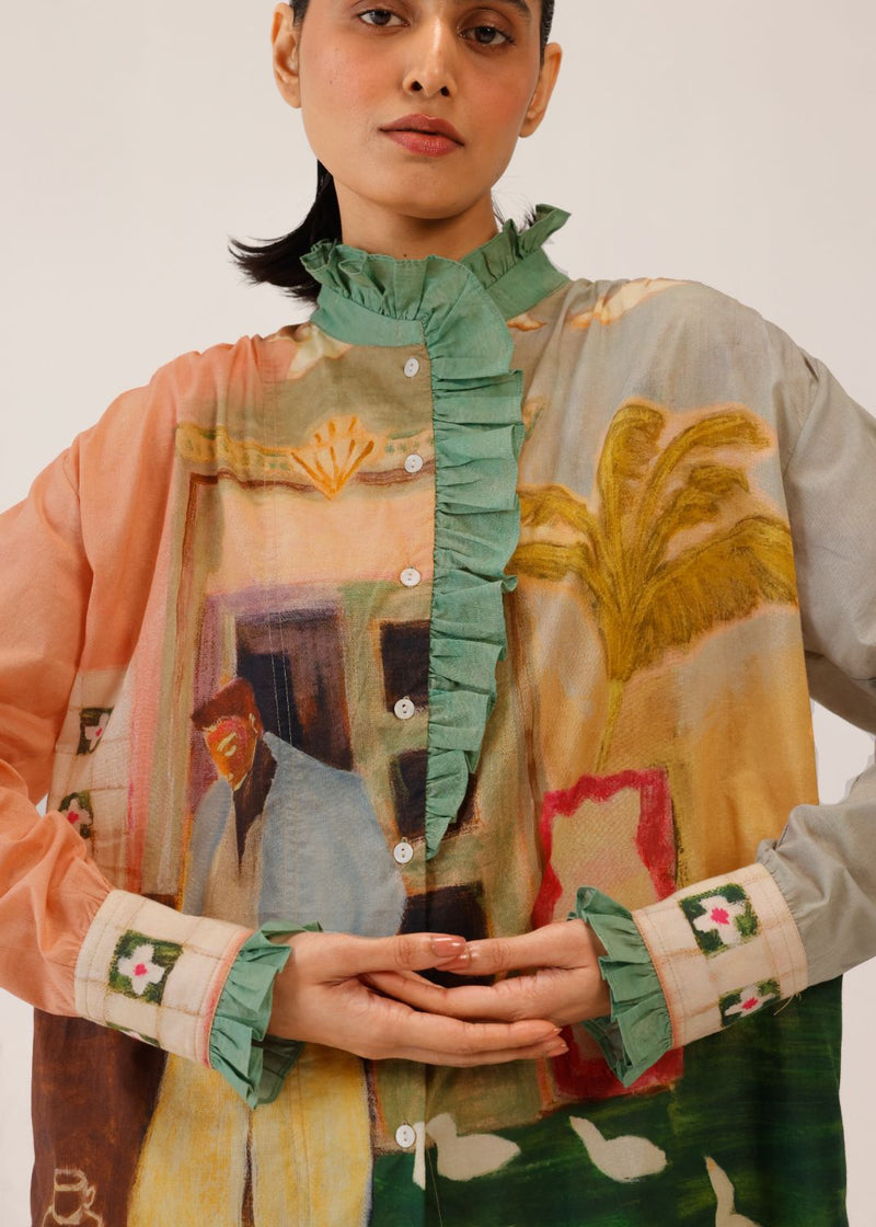 ALMA SHIRT - MORNING COFFEE by CORD for women in Singapore