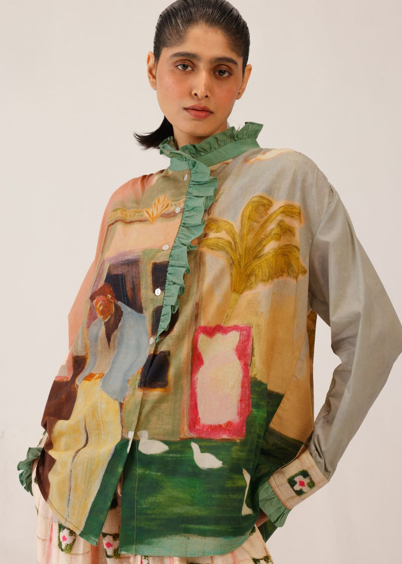 ALMA SHIRT - MORNING COFFEE by CORD for women in Singapore
