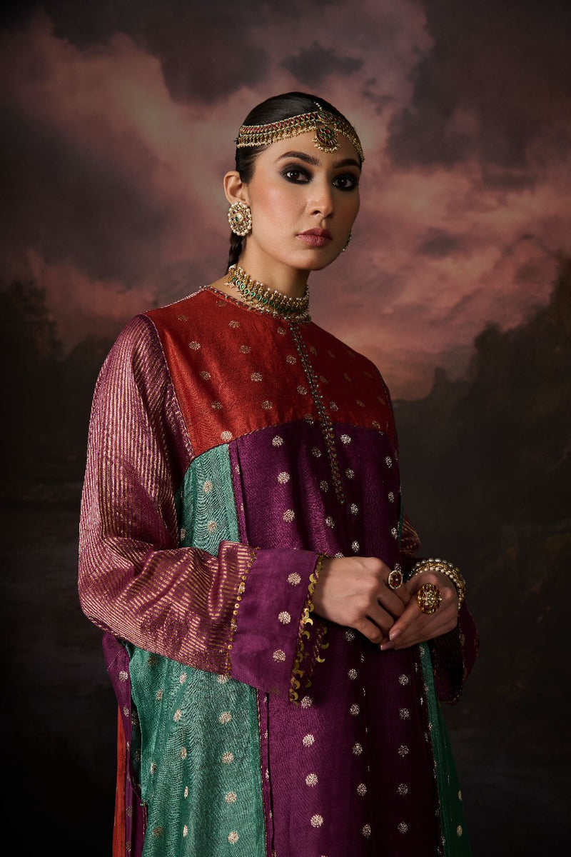 AMARA KAFTAN chanderi by SWATTI KAPOOR in multi color for women in Singapore