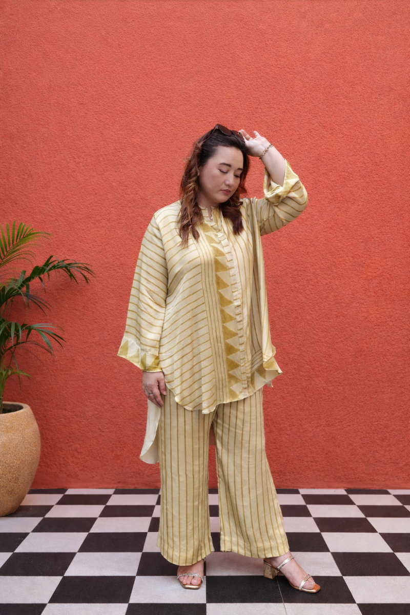 OHSO Organic Mustard Tunic Set